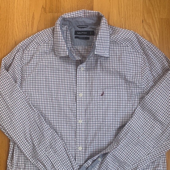 Nautica Men’s Button Down Shirt NWOT classic fit large - Picture 1 of 7